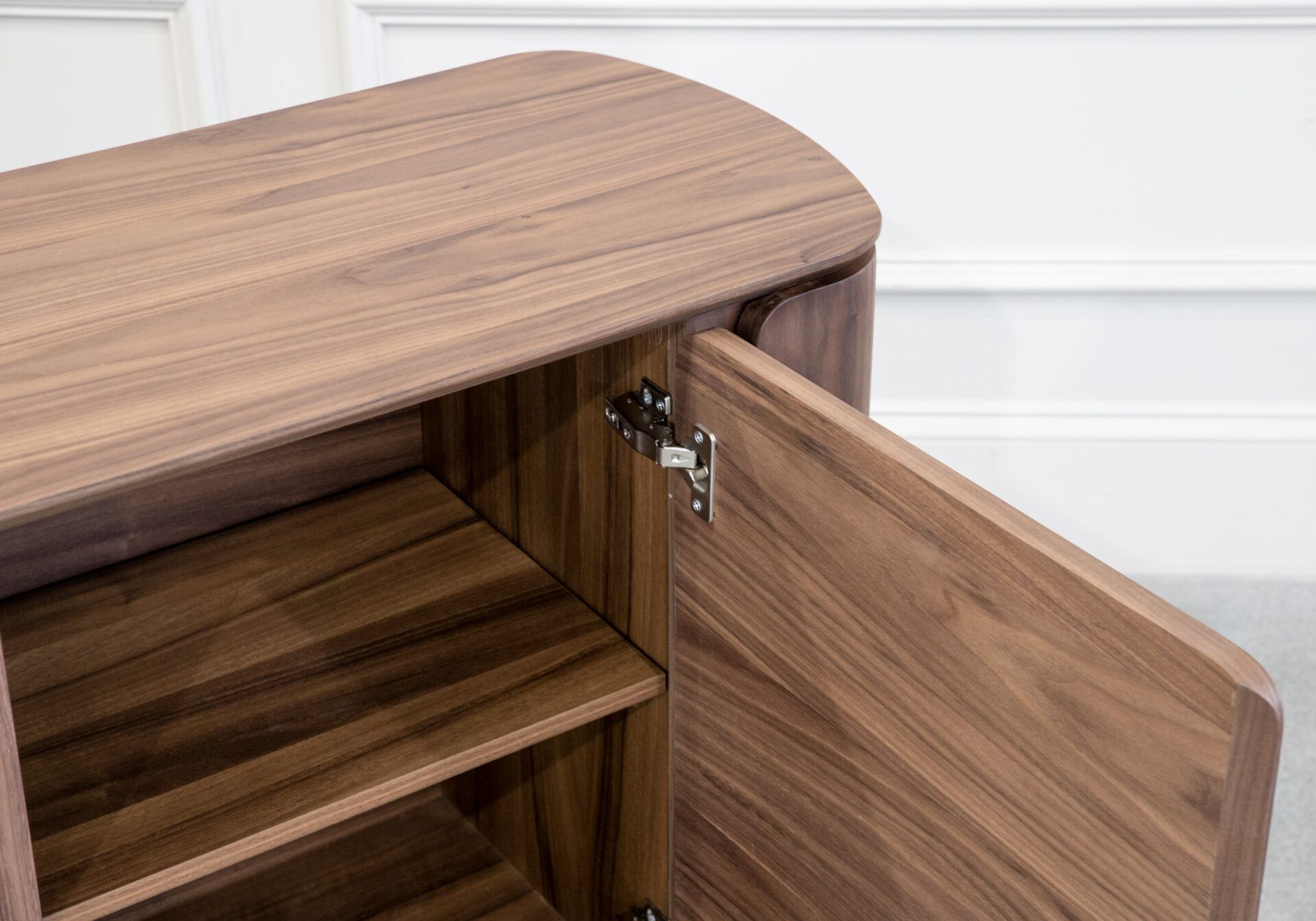 Howard Natural Walnut Sideboard - Close Up