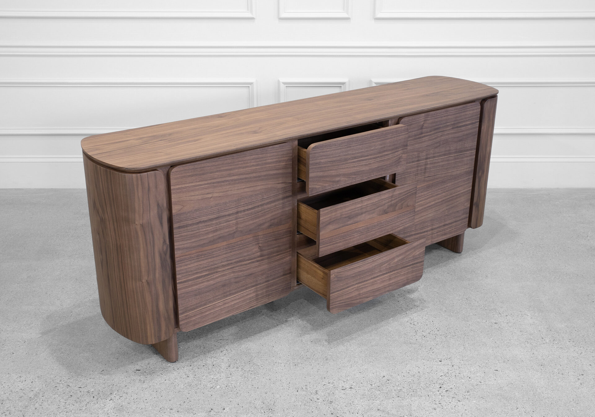Howard Natural Walnut Sideboard - Drawers