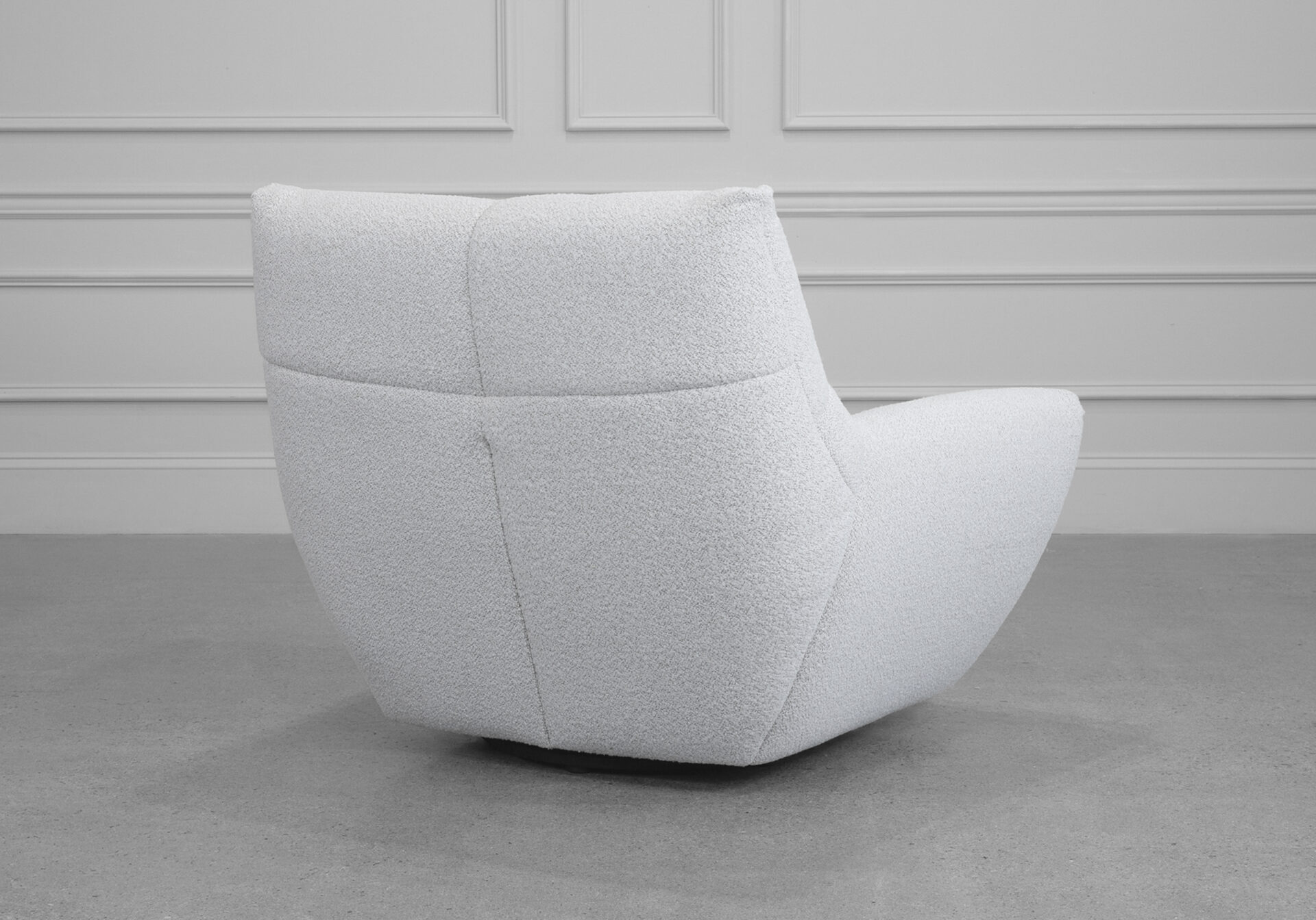 Lecce Cloud Fabric Swivel Chair - Back Lecce Cloud Fabric Swivel Chair - Back