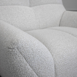 Lecce Cloud Fabric Swivel Chair - Close Up Lecce Cloud Fabric Swivel Chair - Close Up