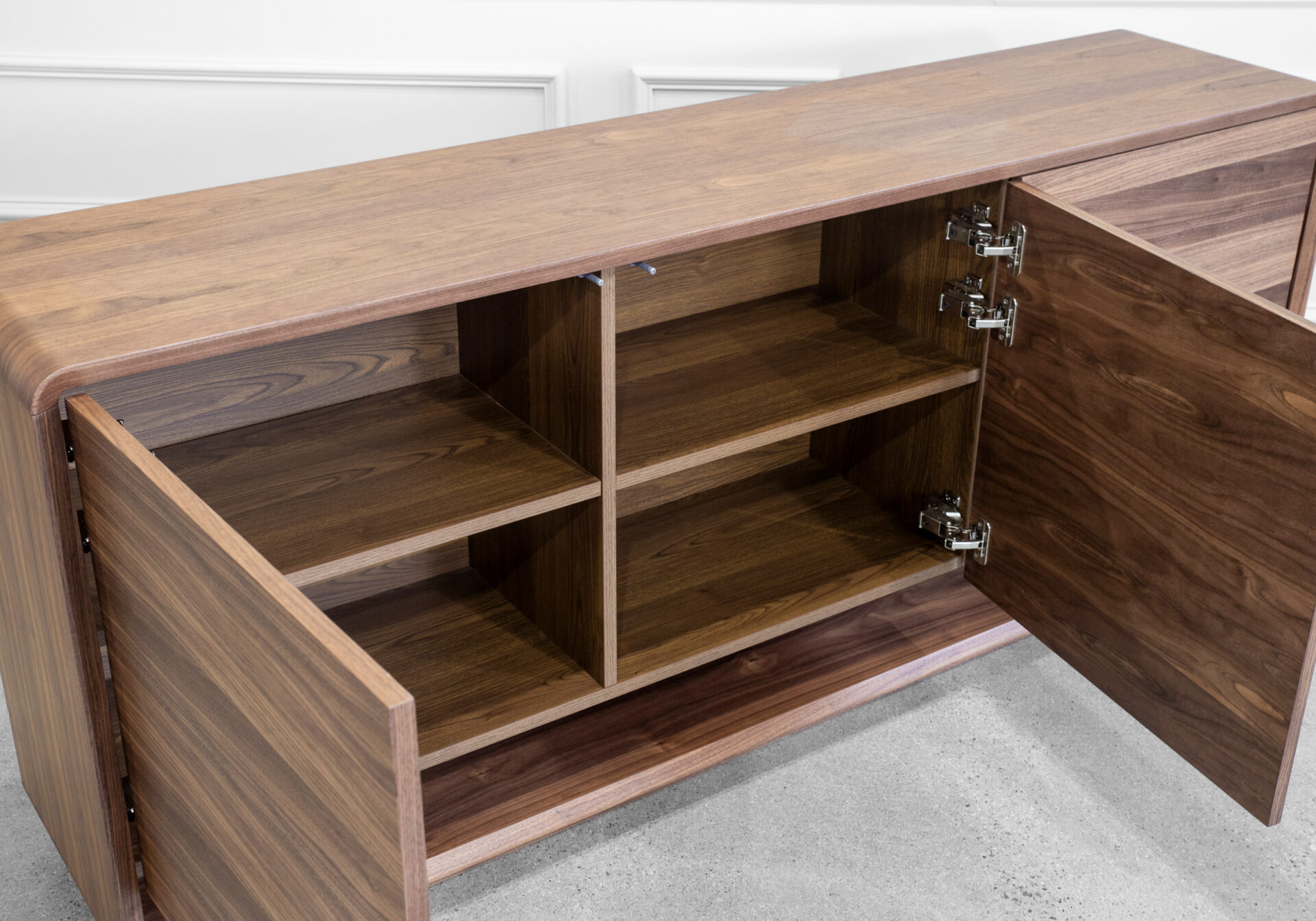 Obital Walnut Sideboard - Close Up - 2