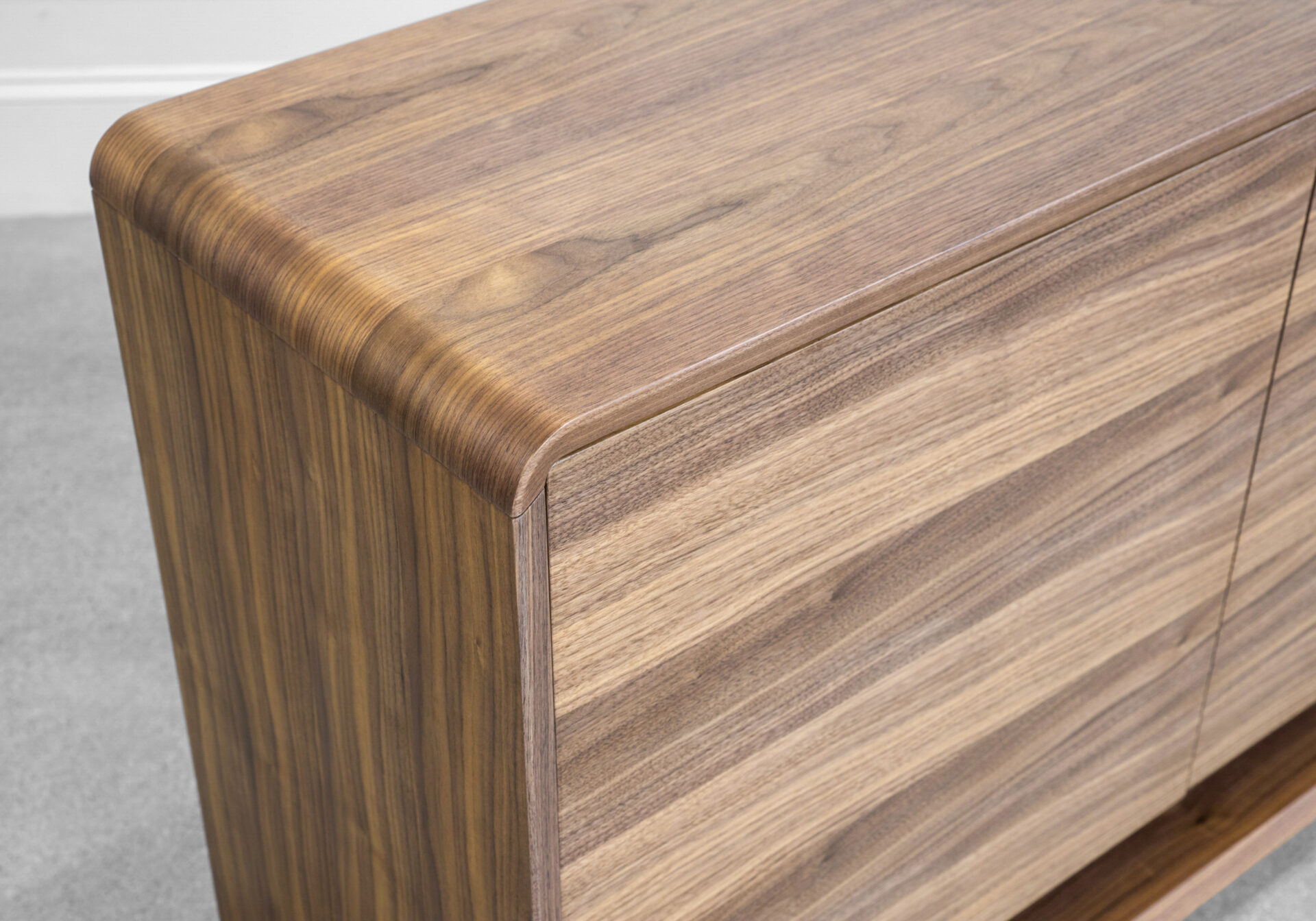 Obital Walnut Sideboard - Close Up