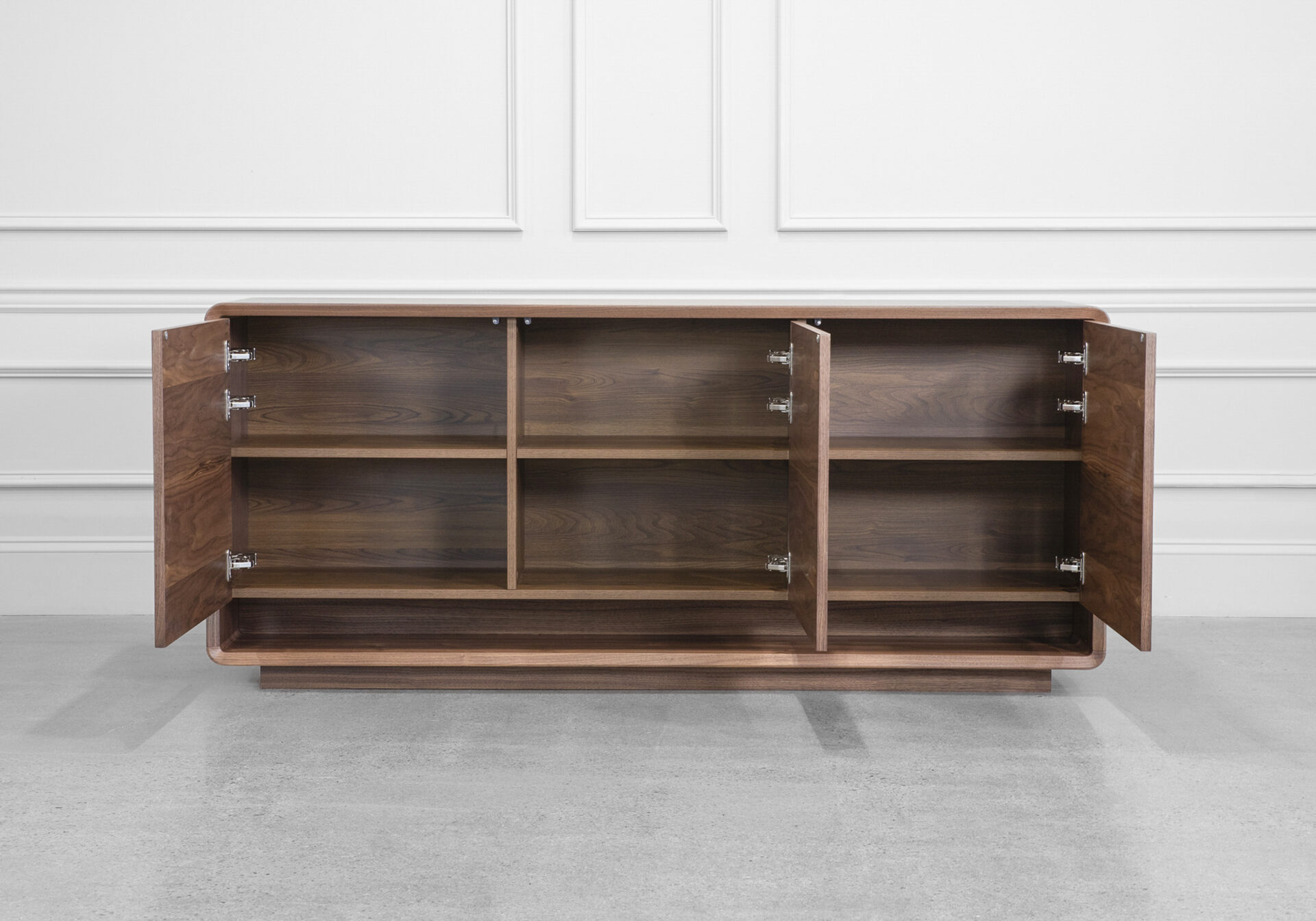 Obital Walnut Sideboard - Front - 2