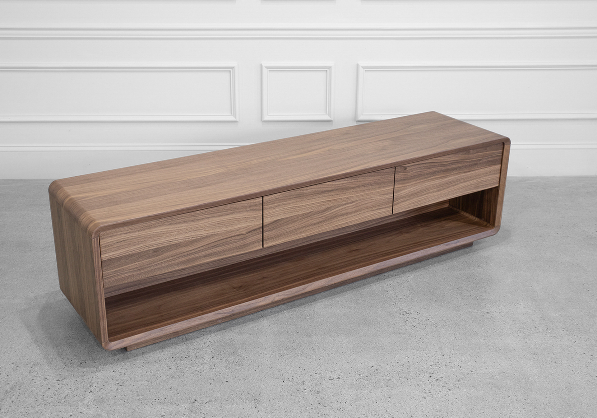 Obital Walnut Tv Unit