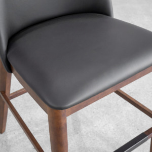 Parma Leather Counter Stool - Close Up Parma Leather Counter Stool - Close Up