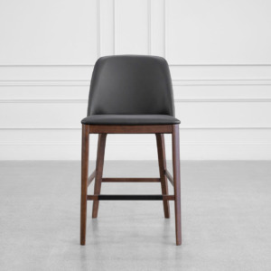 Parma Leather Counter Stool - Front Parma Leather Counter Stool - Front