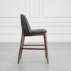 Parma Leather Counter Stool - Side