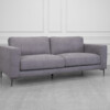 Reva Stone Fabric Sofa - Angle
