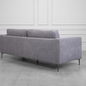 Reva Stone Fabric Sofa - Back Reva Stone Fabric Sofa - Back