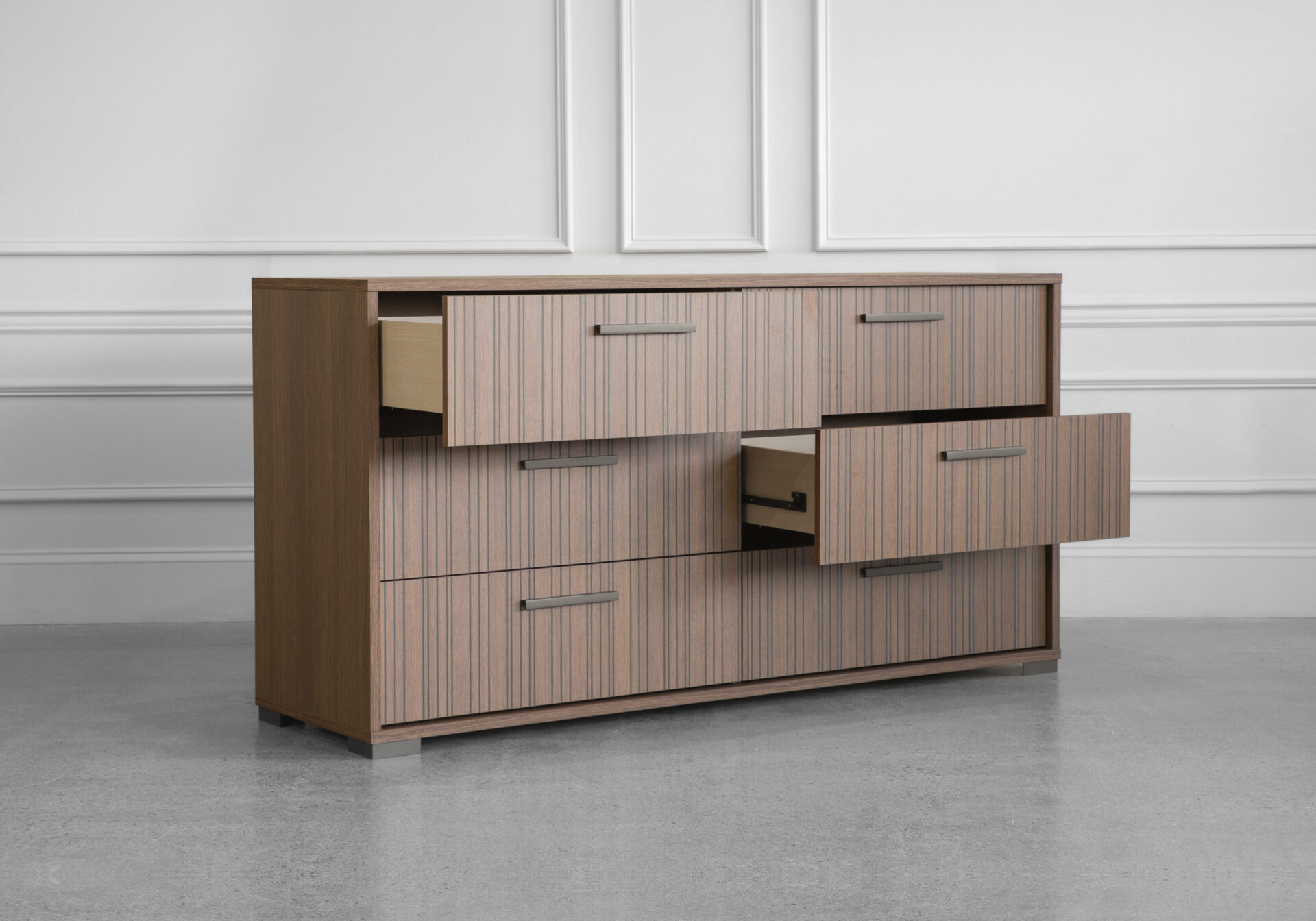Ritmo Double Dresser - Angle - Drawers Ritmo Double Dresser - Angle - Drawers