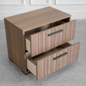 Ritmo Nightstand - Angle - Drawers Ritmo Nightstand - Angle - Drawers
