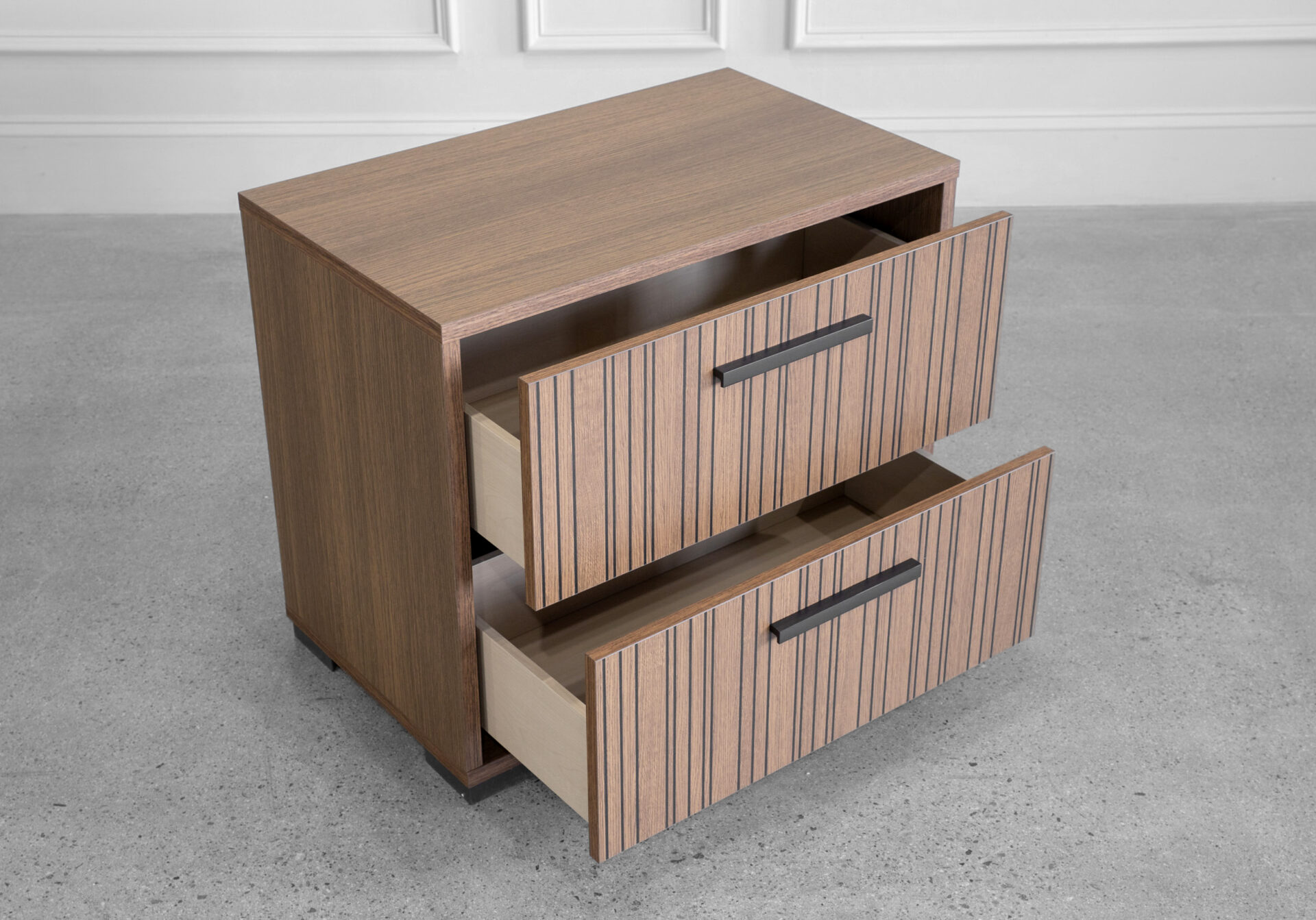 Ritmo Nightstand - Angle - Drawers