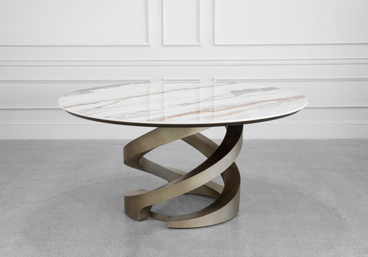Sydney Round Ceramic Dining Table - Front