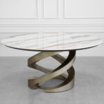 Sydney Round Ceramic Dining Table - Front
