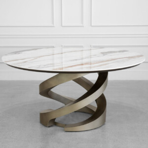 Sydney Round Ceramic Dining Table - Front