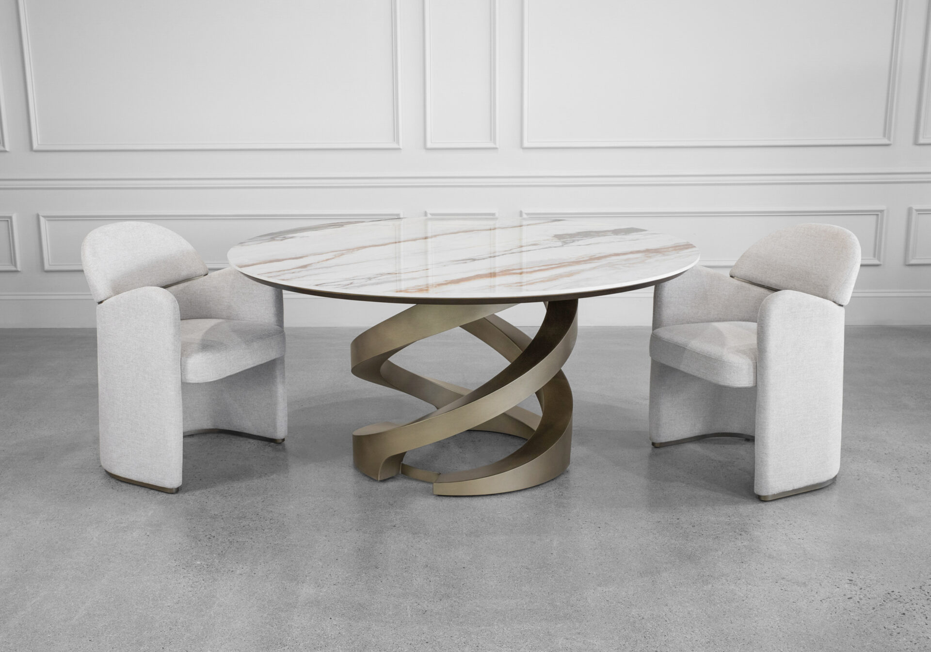 Sydney Round Ceramic Dining Table with Chairs Sydney Round Ceramic Dining Table with Chairs