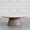 William Round Ceramic Coffee Table - Front