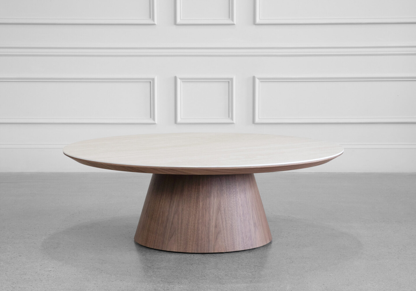 William Round Ceramic Coffee Table - Front