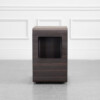 Archer Side Table in Smoked Oak - Front