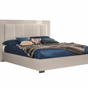 Claire Bed in Pearl - Angle Claire Bed in Pearl - Angle
