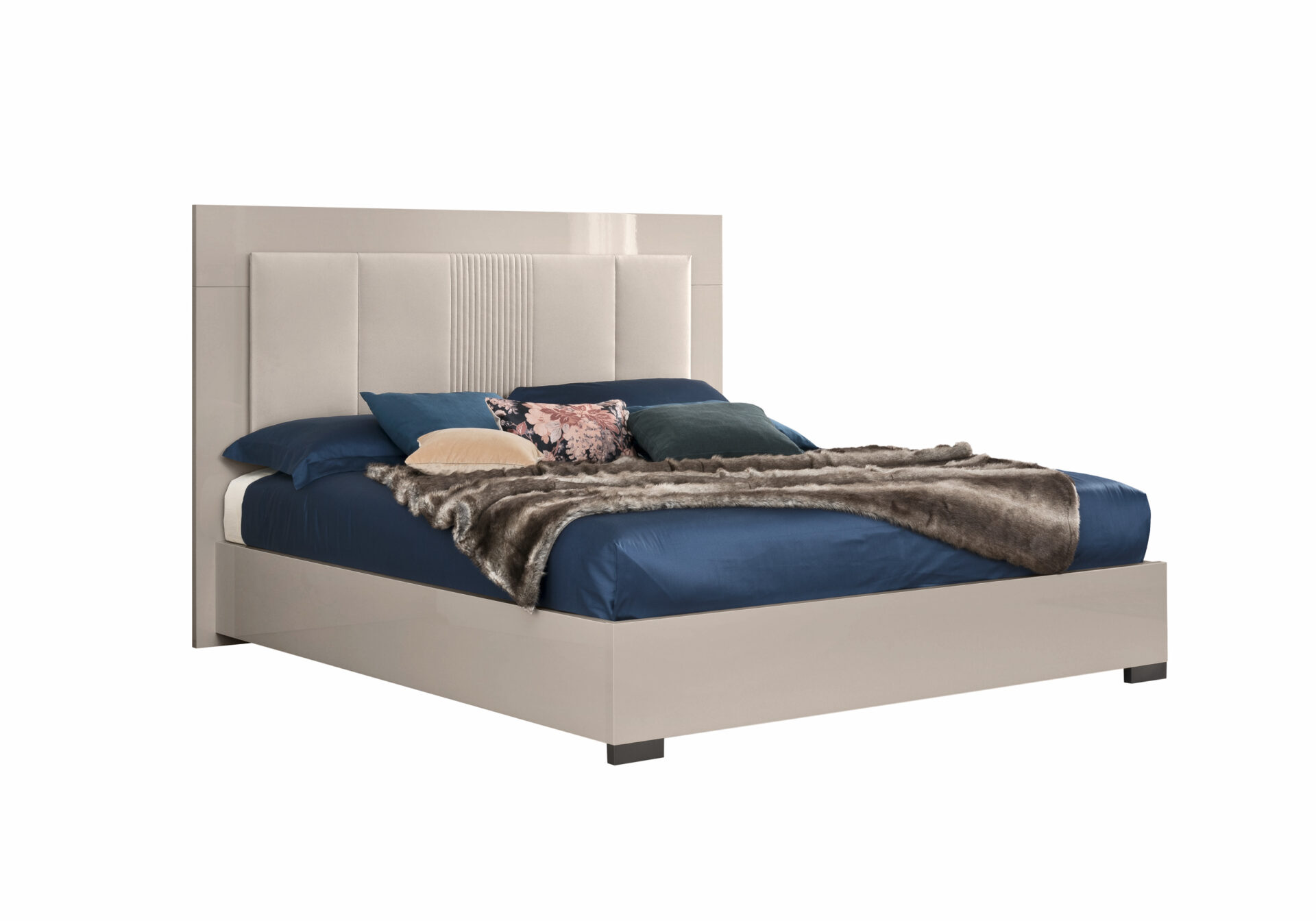 Claire Bed in Pearl - Angle