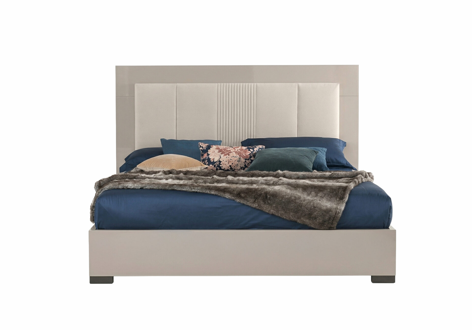 Claire Bed in Pearl - Front
