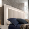 Claire Bed in Pearl - Headboard