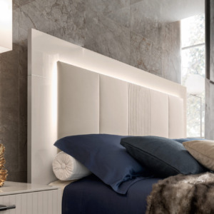 Claire Bed in Pearl - Headboard Claire Bed in Pearl - Headboard