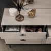 Claire Double Dresser in Pearl - Close Up