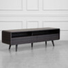 Kodiak Tv Stand in Smoked Oak - Angle
