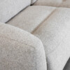 Rosario Power Fabric Sectional in Mink - Close Up