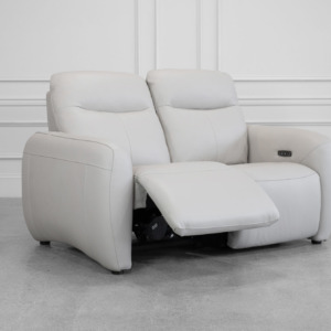 Rosario Pwr. Loveseat in Oatmeal - Angle - 2