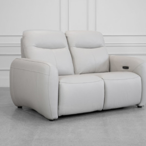 Rosario Pwr. Loveseat in Oatmeal - Angle