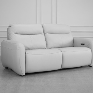 Rosario Pwr. Sofa in Oatmeal - Angle Rosario Pwr. Sofa in Oatmeal - Angle