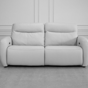 Rosario Pwr. Sofa in Oatmeal - Front Rosario Pwr. Sofa in Oatmeal - Front