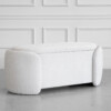 Alexa Bench in Maskat Clay - Angle