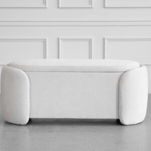 Alexa Bench in Maskat Clay - Front