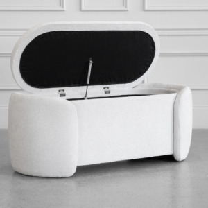 Alexa Bench in Maskat Clay - Angle Alexa Bench in Maskat Clay - Angle