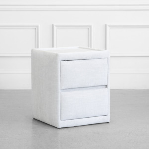 Duo Upholstered Night Table - Angle Duo Upholstered Night Table - Angle