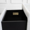 Duo Upholstered Night Table - Close Up - 2