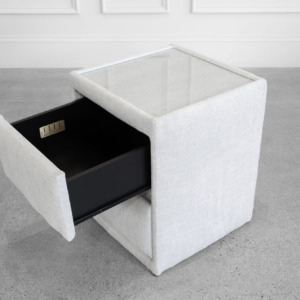 Duo Upholstered Night Table - Drawer Duo Upholstered Night Table - Drawer