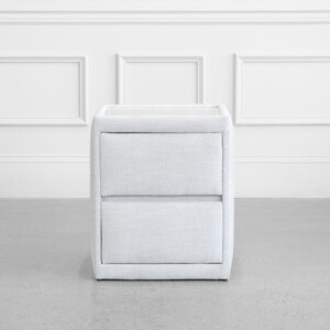 Duo Upholstered Night Table - Front