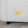 Lia Upholstered Bed in Gimma Silver - Close Up