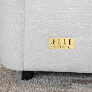 Lia Upholstered Bed in Gimma Silver - Close Up Lia Upholstered Bed in Gimma Silver - Close Up