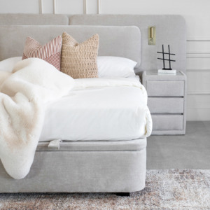 Linq Upholstered Bed - Close Up Linq Upholstered Bed - Close Up