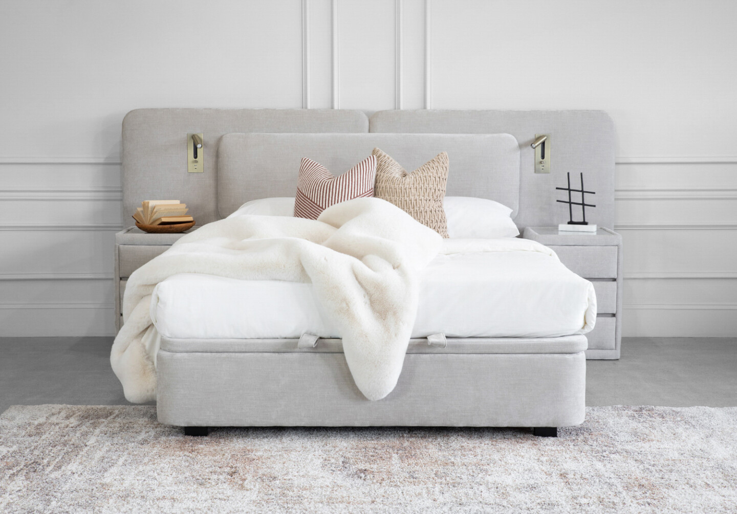 Linq Upholstered Bed - Front