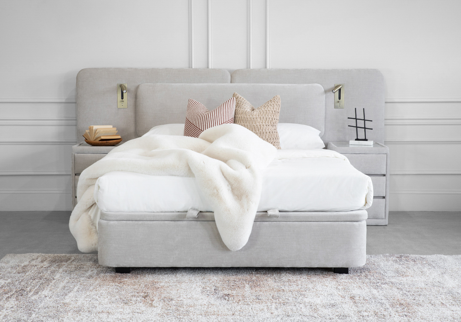 Linq Upholstered Bed - Front