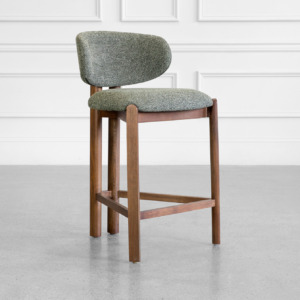 Pinna Counter Stool in Forest - Angle Pinna Counter Stool in Forest - Angle