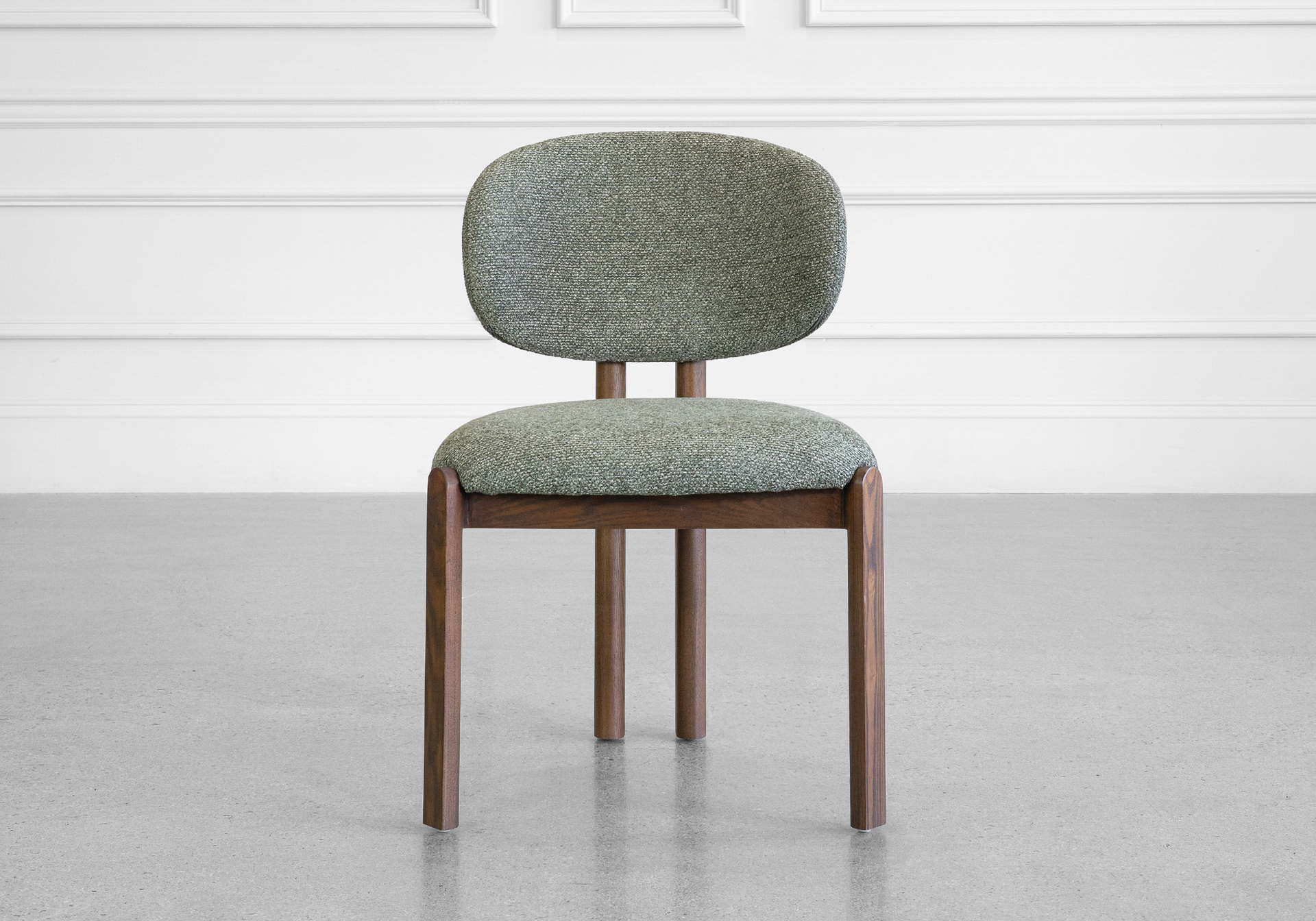 Pinna Forest Fabric Dining Chair - Front