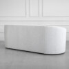 Sylvie Fabric Sofa in Gimma Silver - Back